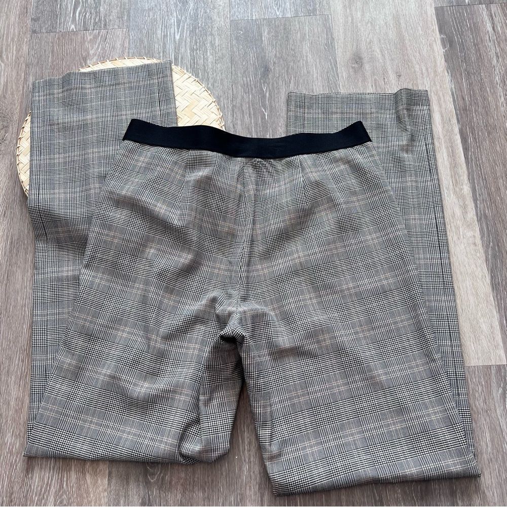 Babaton ivy trousers plaid‎ straight leg women’s size 8 - Picture 9 of 9